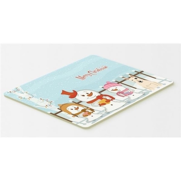 Carolines Treasures BB2469CMT Merry Christmas Carolers Bull Terrier White Kitchen or Bath Mat 20 x 30