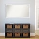 preview thumbnail 82 of 190, Wall Mirror Choose Your Custom Size - Extra Large, Blanco White Wood