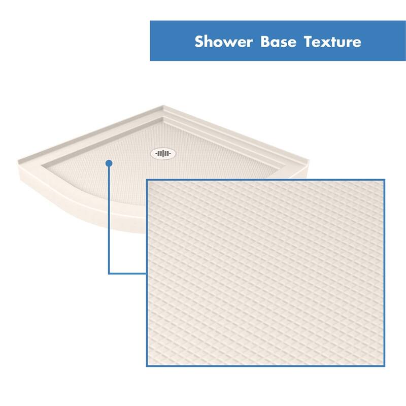 DreamLine Prime 38 in. x 38 in. x 74 3/4 in. Sliding Shower Enclosure and Shower Base Kit - 38" x 38"