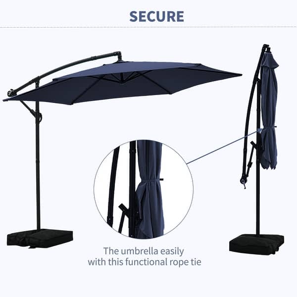 covermates patio umbrella cover 10-13 Foot Patio Cantilevered Umbrella Cover - Water Resistant, Water-resistant, 7-Year Warranty - Ultima Ripstop, Ripstop Grey