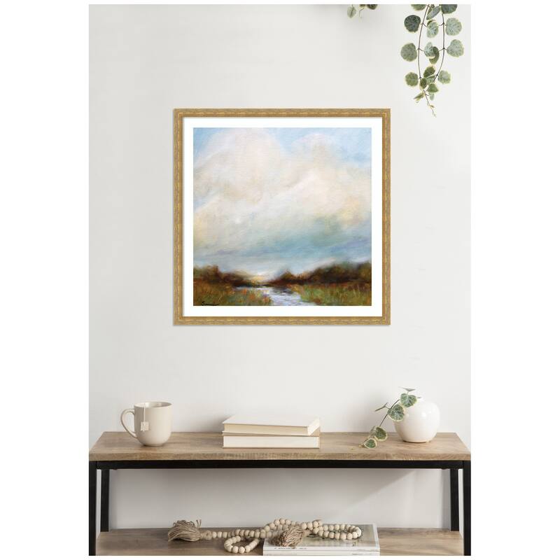 Kate and Laurel Tranquility by Mary Sparrow Framed Wall Art Print