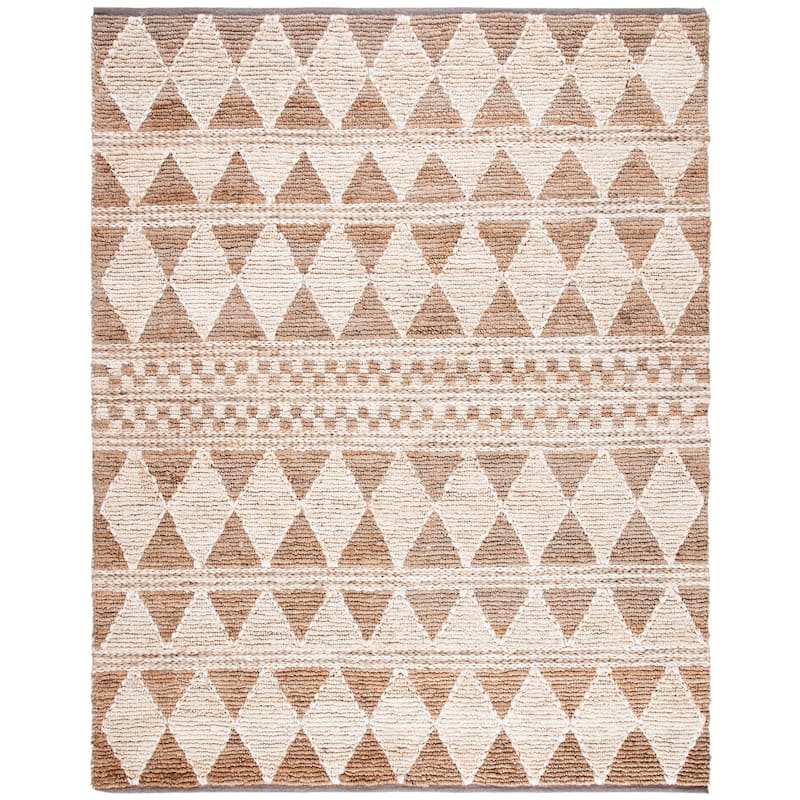 SAFAVIEH Handmade Natural Fiber Ladina Moroccan Jute Rug