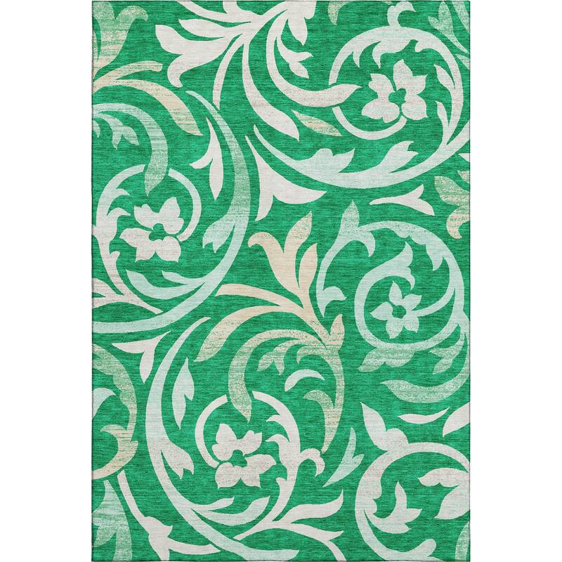 Premium Washable Super Soft Contempory Scroll Mayfield Rug