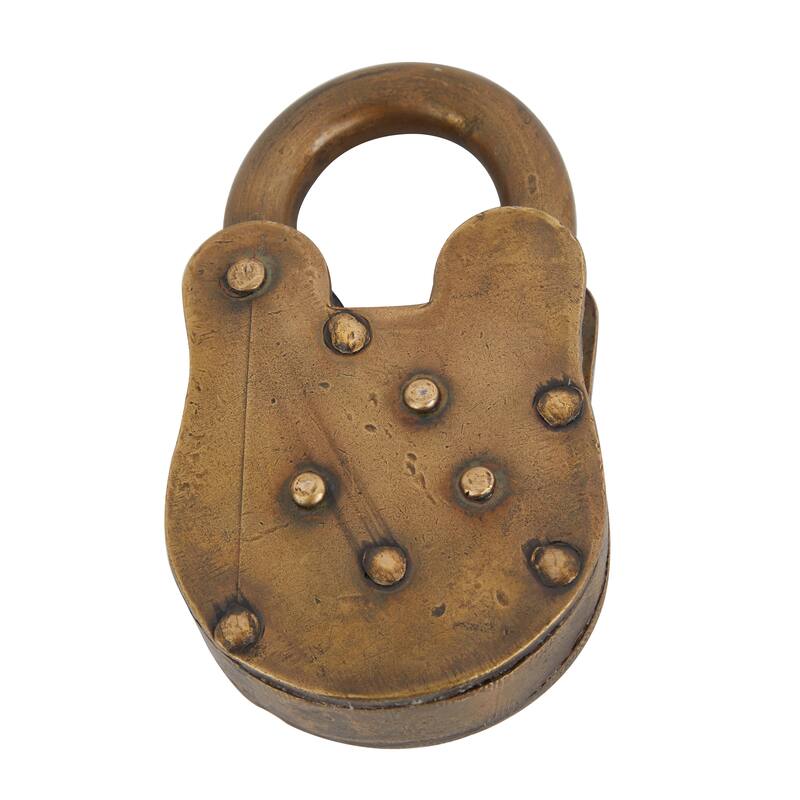 Brass Metal Eclectic Lock And Key