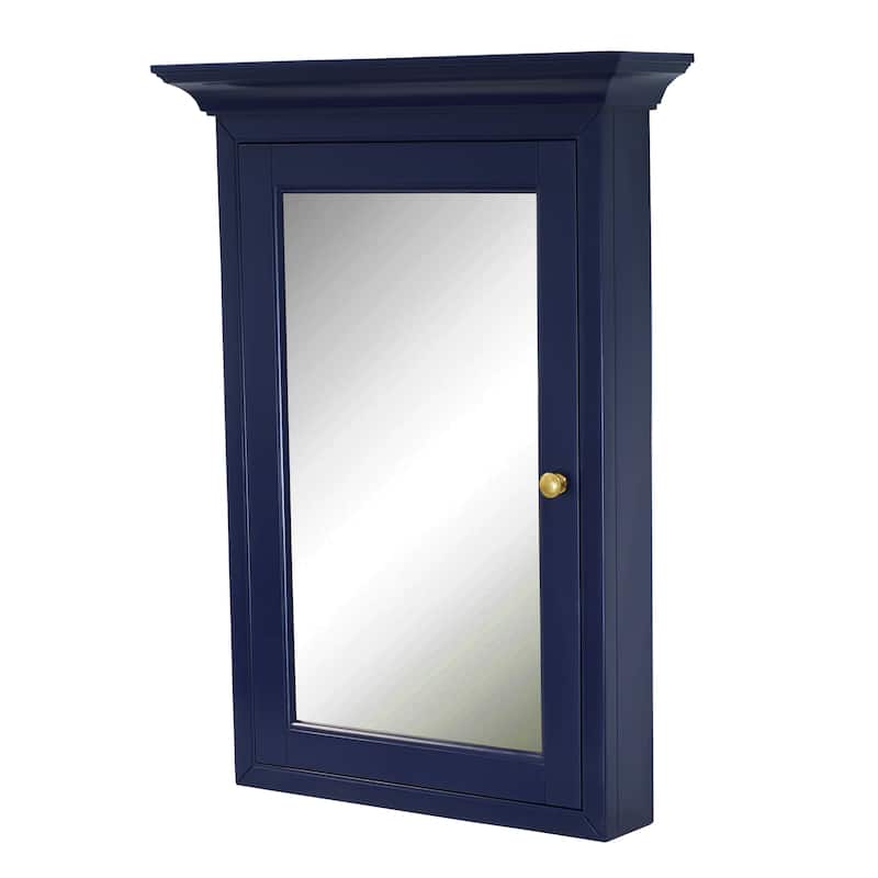 KitchenBathCollection Newport Wall-Mounted Medicine Cabinet - Royal Blue