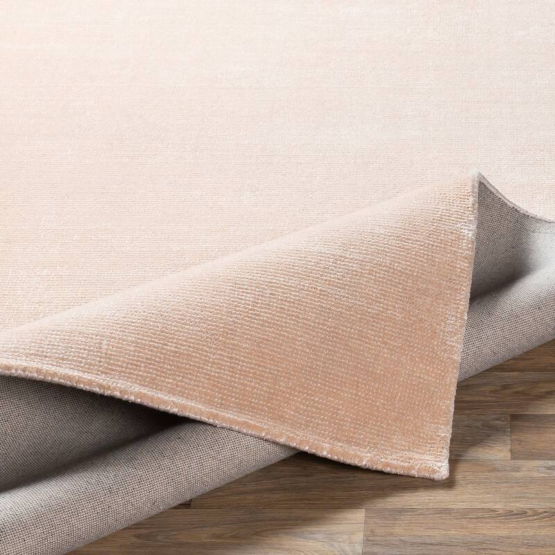 Alise Handmade Nylon Solid Area Rug