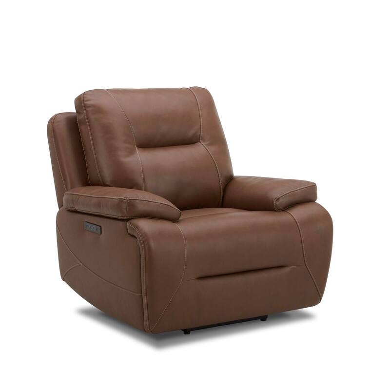 Liberty Furniture Cameron Power Leather Recliner with Charging Port