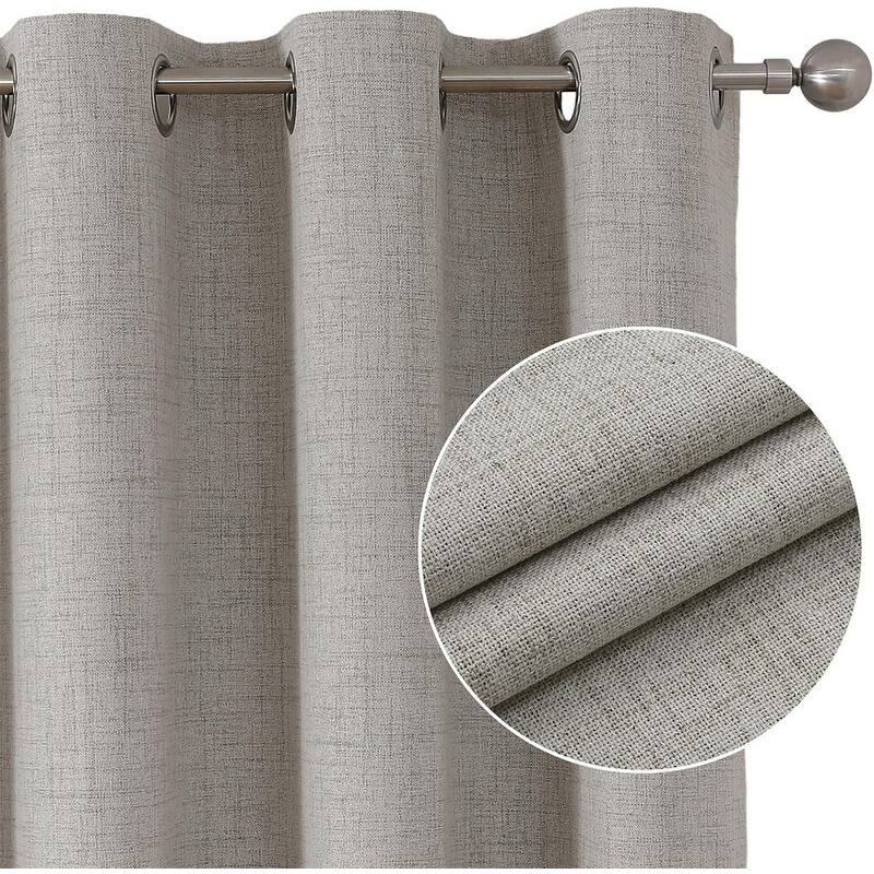 Blackout Curtains 120 Inches Long 2 Panels Burg, Room Darkening Curtains