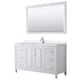 Option White / White Quartz Top / Polished Chrome