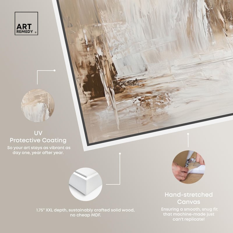 Latte Layers II Canvas by Art Remedy