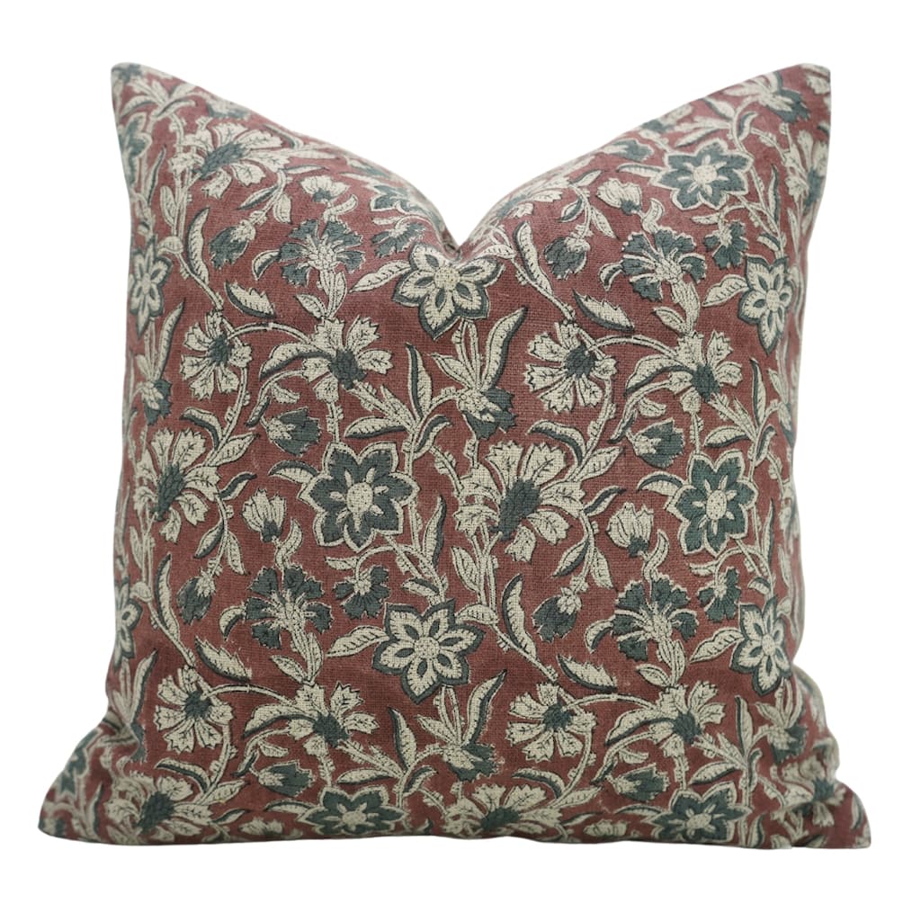 Fabdivine Handmade Linen Cushioncase for Dining Room Accent or Sofa, Couch Pillow Cover Brown Fall Décor Pillow Cover, Jarul