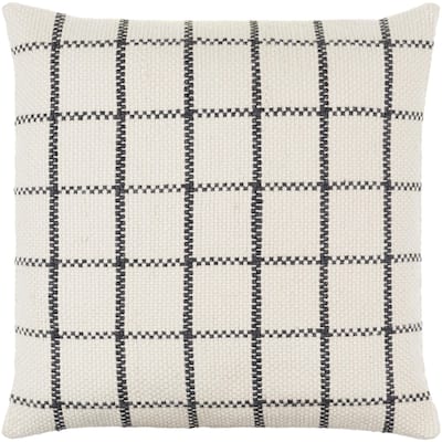 Daze Hand Woven Checkered Throw Pillow