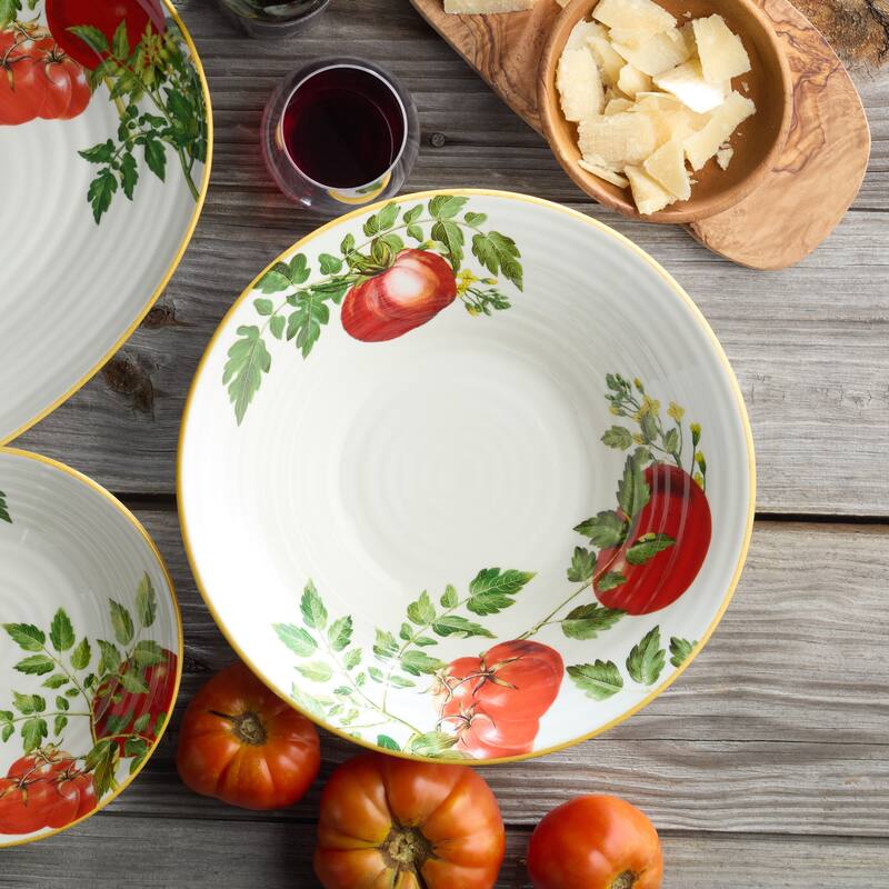 Certified International Pomodoro Pasta Bowl 13" x 3.25", 108 oz. - 13'' W x 13'' D x 3.25'' H
