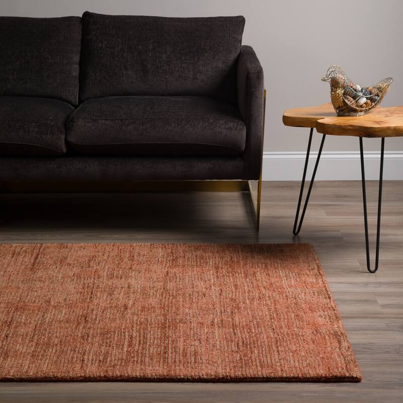 Addison Mission Multi Solid Tone Wool Blend Area Rug