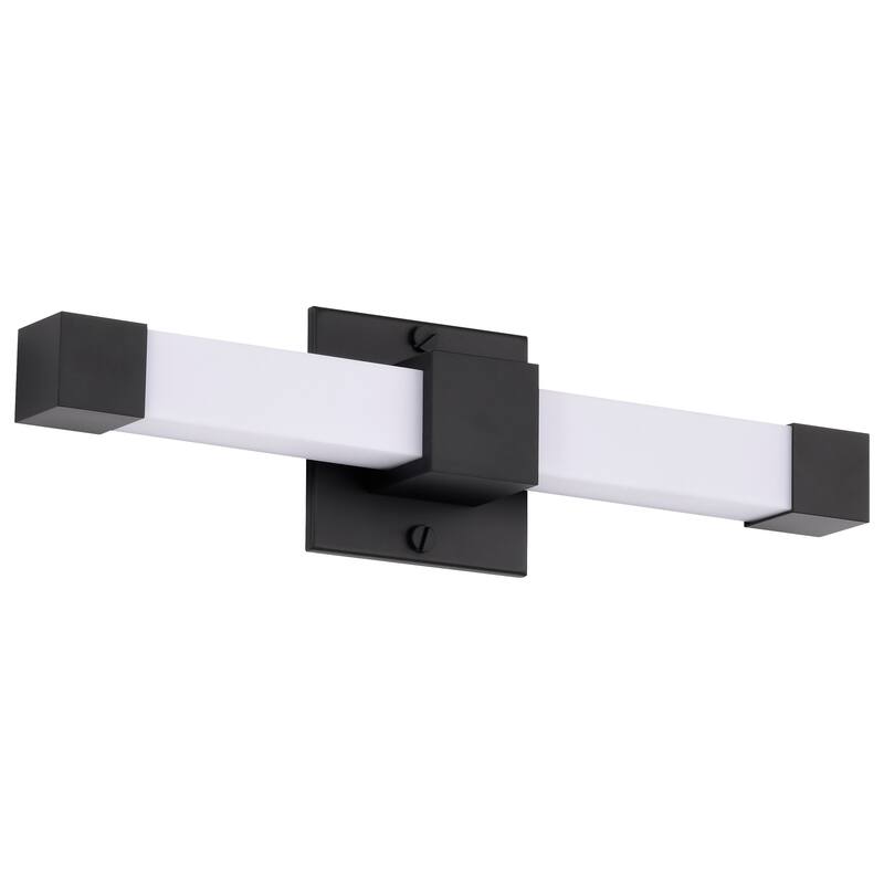Brightwyn 16 Inch LED Vanity Matte Black Finish - Matte Black - Matte Black