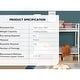 preview thumbnail 8 of 16, Modern Twin Over Twin Convertible Bunk Bed with Safety Guardrails and 2 Ladders
