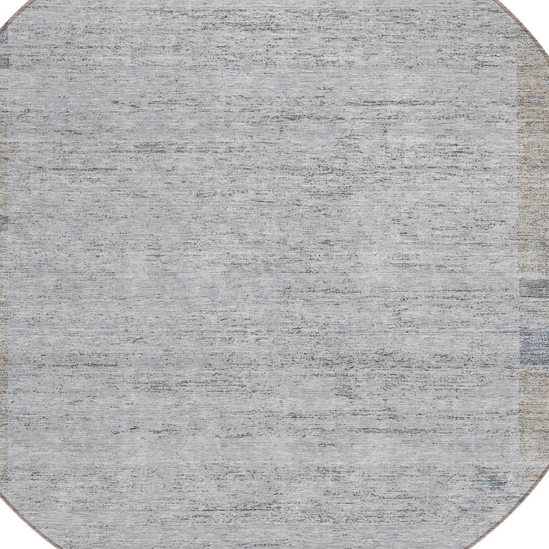 HomeRoots Geometric Transitional Rectangle Outdoor Rug
