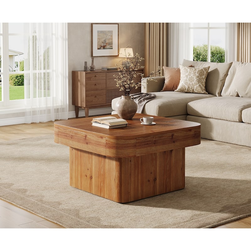 31.5'' Solid Wood Coffee Table for Living Room