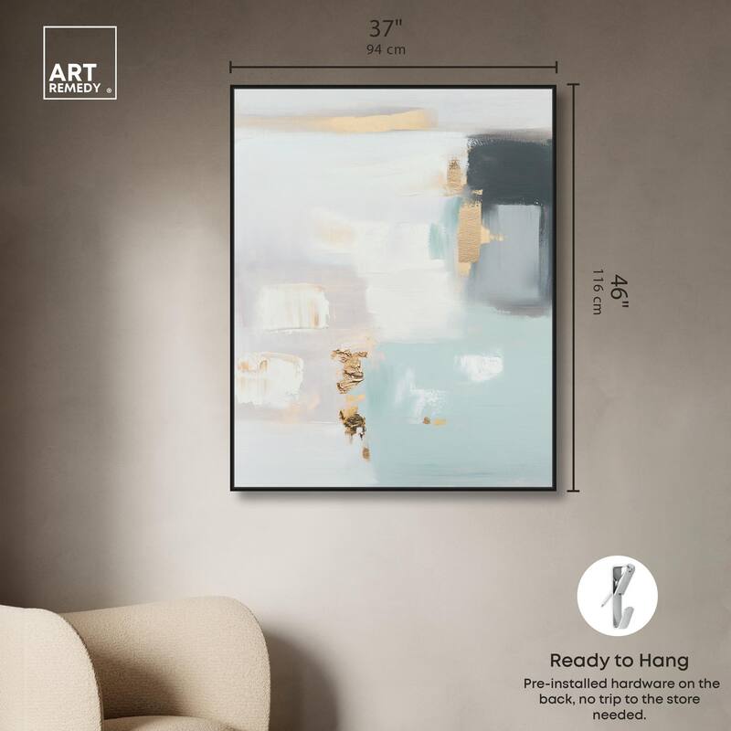 Misty Luxe I Canvas by Art Remedy