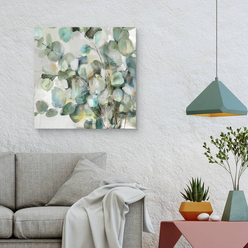 Essential Greens II Crop by Studio Arts Canvas Art Print