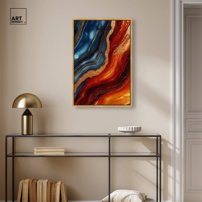 Gilded Galaxy Canvas by Art Remedy