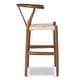 preview thumbnail 13 of 38, Poly & Bark Weave 23.5" Seat Height Counter Stool - Solid Wood with Woven Seat