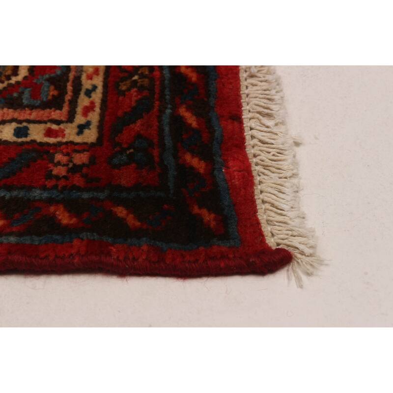 ECARPETGALLERY Hand-knotted Andelz Red Wool Rug - 4'11 x 10'6