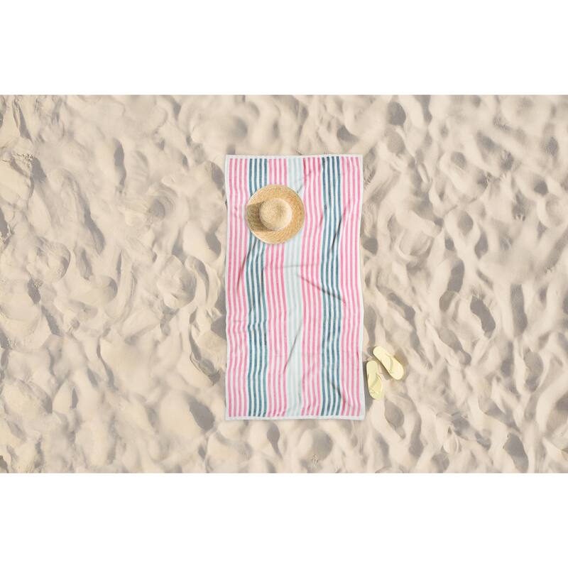 Dan River 2-4 Pack Cabana Stripe Beach Towel Set