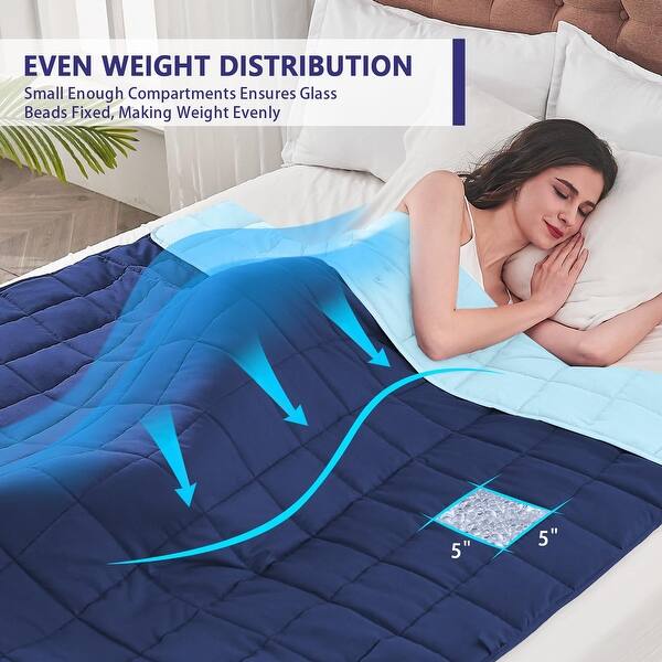 Weighted Blanket for Adults (20 lbs, 60