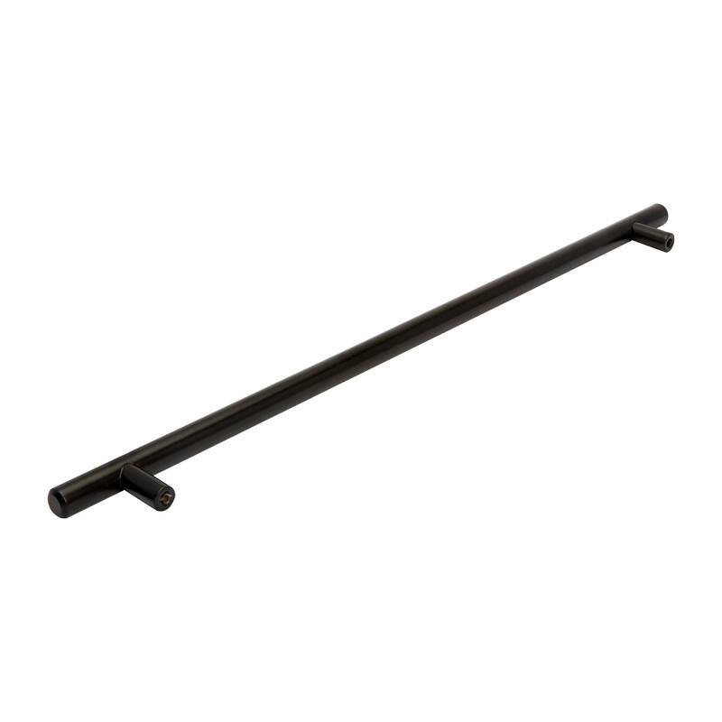 Utopia Alley Carli Cabinet Pull Handle, Brushed nickel/Matt Black 3", 5" and 12.5" Center to Center