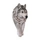 preview thumbnail 5 of 3, Wolf Head Sculpture Wall Hanging Ornament