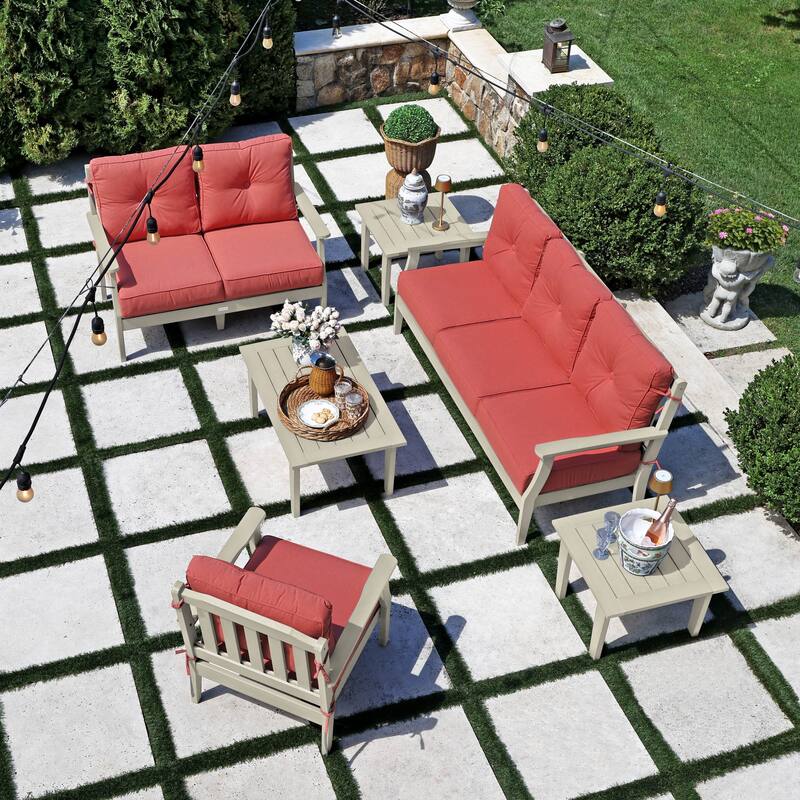 HIGHWOOD Lehigh 6-Piece Grand Deep Seating Set