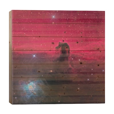The Magnificent Horse Head Nebula Print On Wood by NASA - Multi-Color