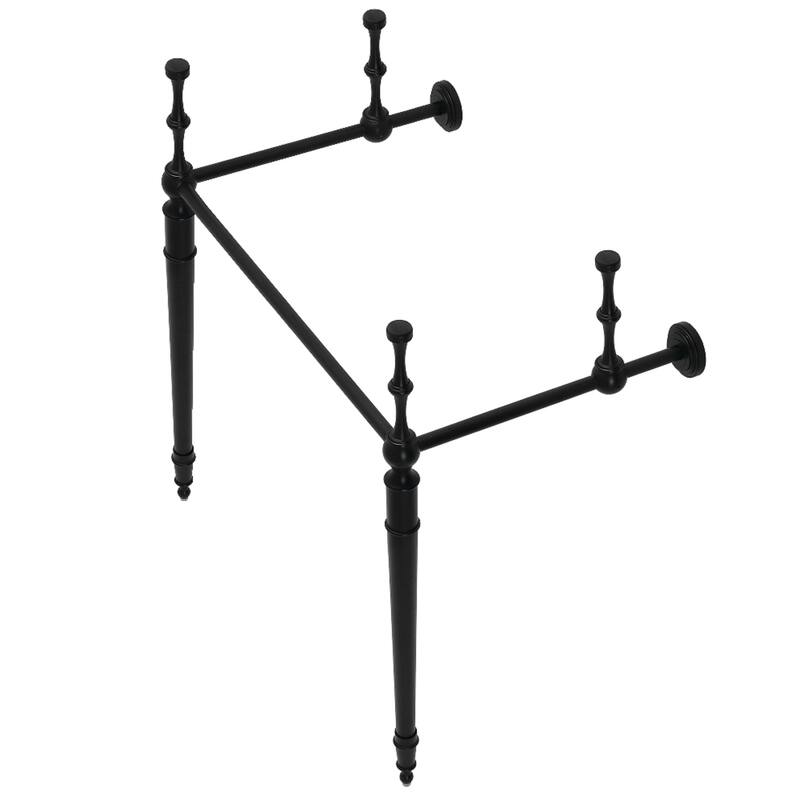 Kingston Brass Edwardian Brass Console Sink Legs - Matte Black