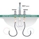 preview thumbnail 19 of 26, 3 Holes Bathroom Sink Faucet With Drain Assembly 8 Inch Widespread Bathroom Faucets 2 Handle Modern Lavatory Basin Vanity Taps