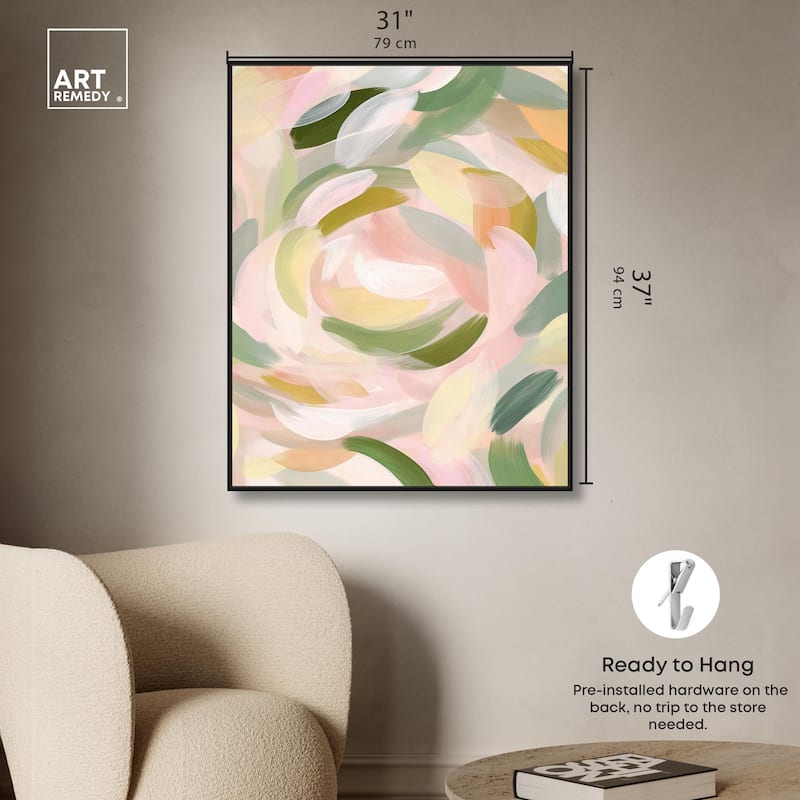 Brushstroke II Canvas by Art Remedy