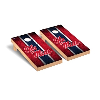 Ole Miss Rebels Vintage Cornhole Board Set