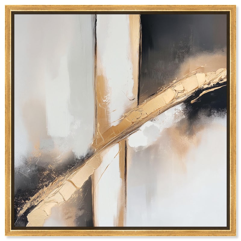Gilded Rupture II Canvas by Art Remedy - Gold - 16" x 16"