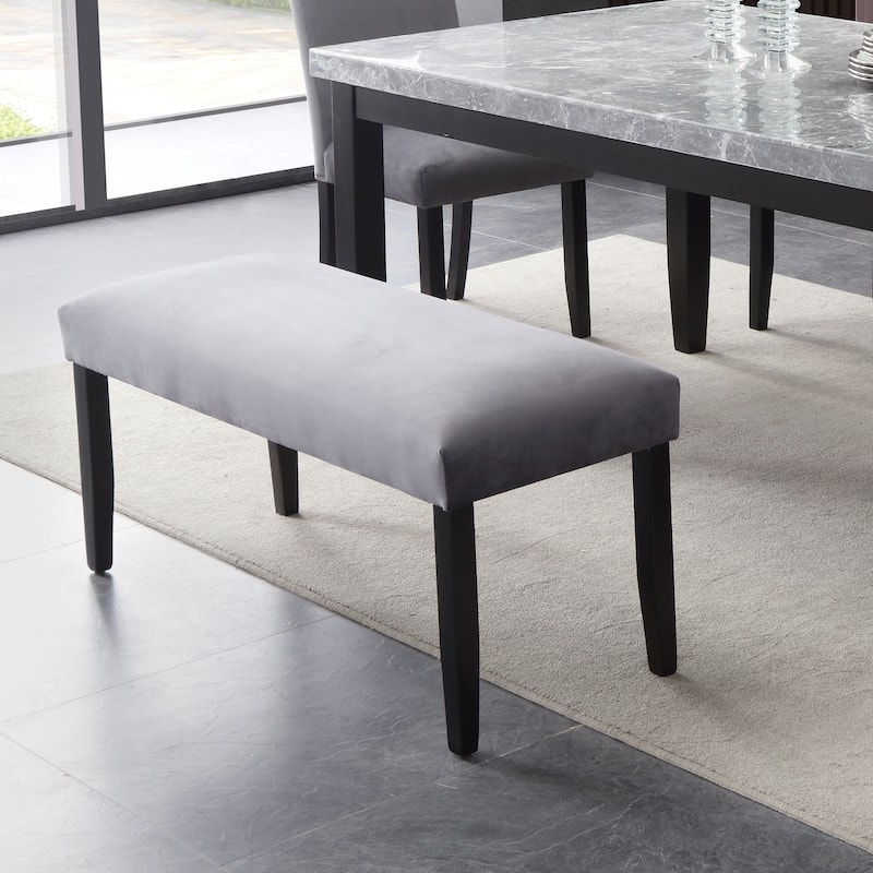 Steve Silver Norwich Velvet Dining Bench
