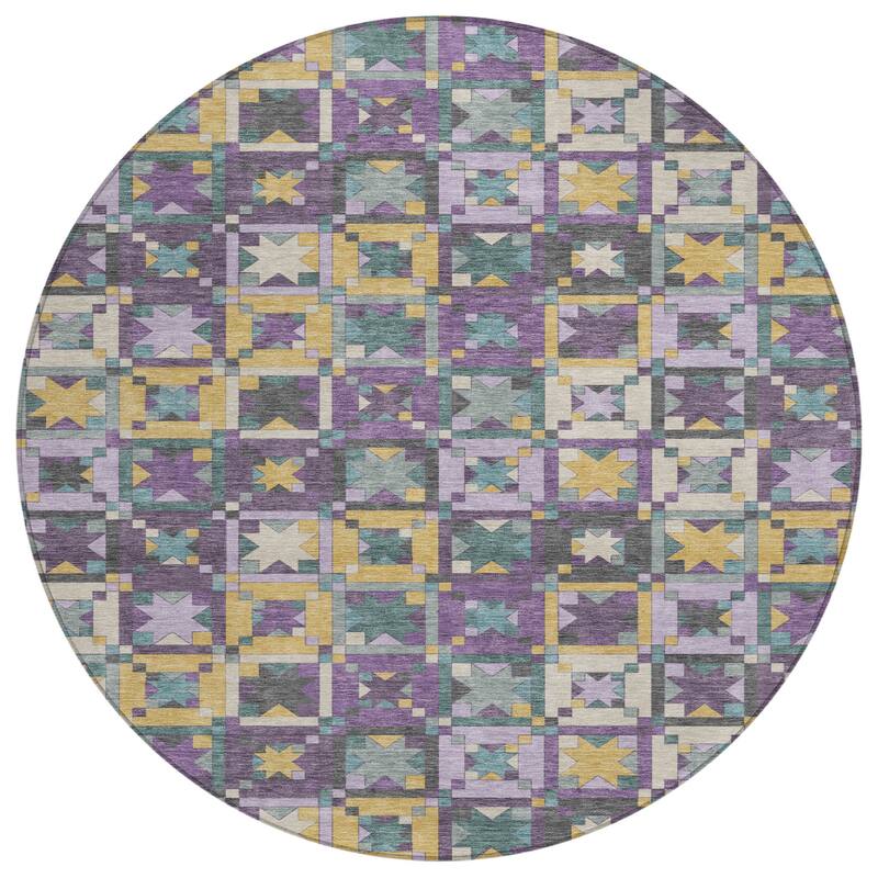 Machine Washable Indoor/ Outdoor Global Goddard Chantille Rug