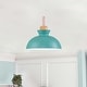 preview thumbnail 15 of 66, 1 - Light Modern Metal 11.02" Bowl Dome Island Pendant Light