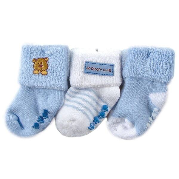 slide 1 of 1, Luvable Friends Baby Girl Socks Set, Pink Bear, 0-6 Months - Pink Bear Pink Bear - 0-6 Months
