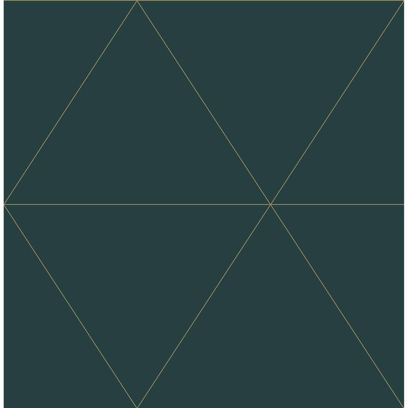 A-Street Prints Twilight Indigo Geometric Wallpaper