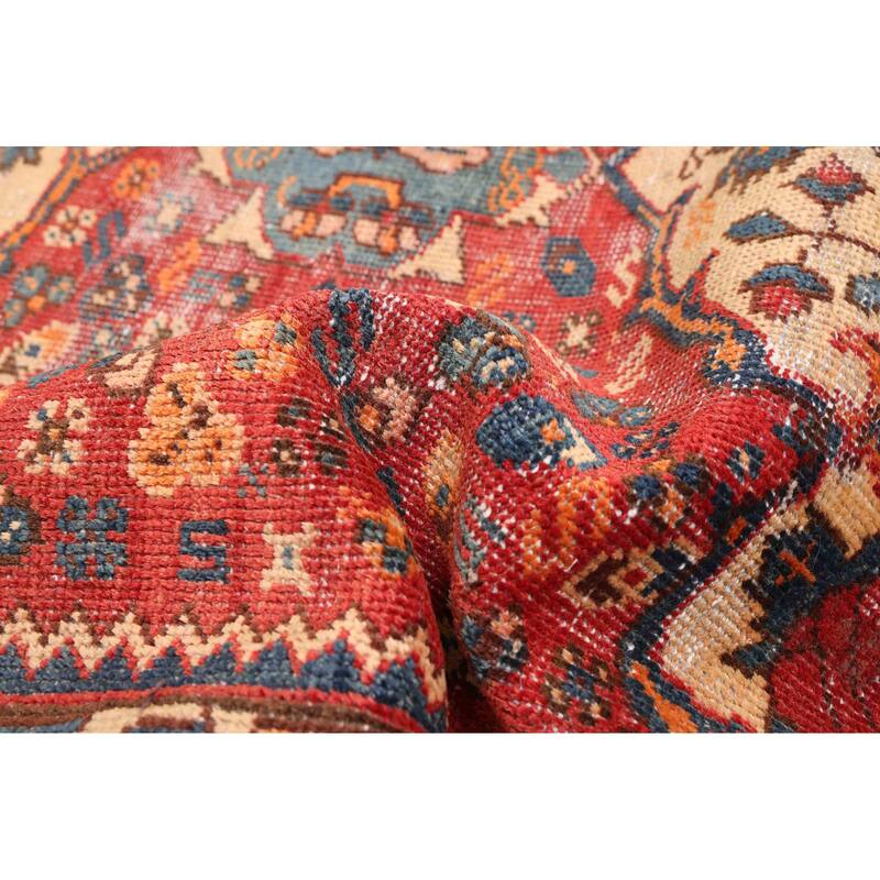 ECARPETGALLERY Hand-knotted Konya Anatolian Red Wool Rug - 5'1 x 10'0