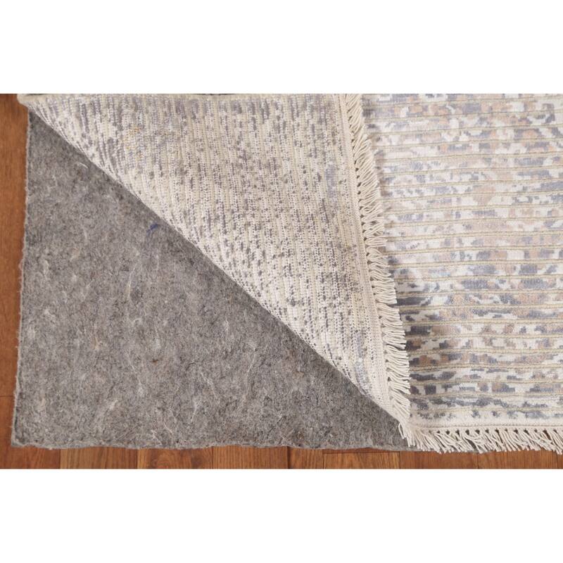 All-Over Abstract Modern Accent Rug Handmade Wool Carpet - 3'0"x 5'3"