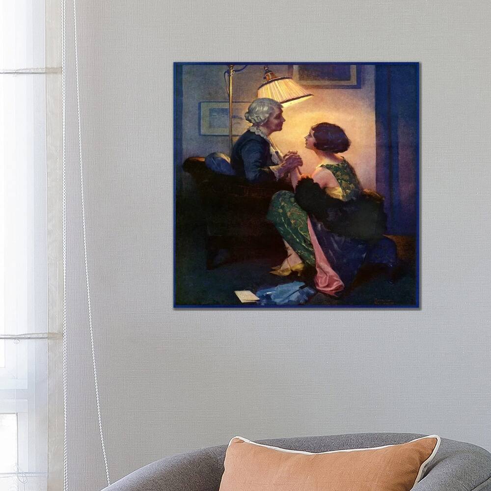 iCanvas "The Party after the Party" by Norman Rockwell Canvas Print