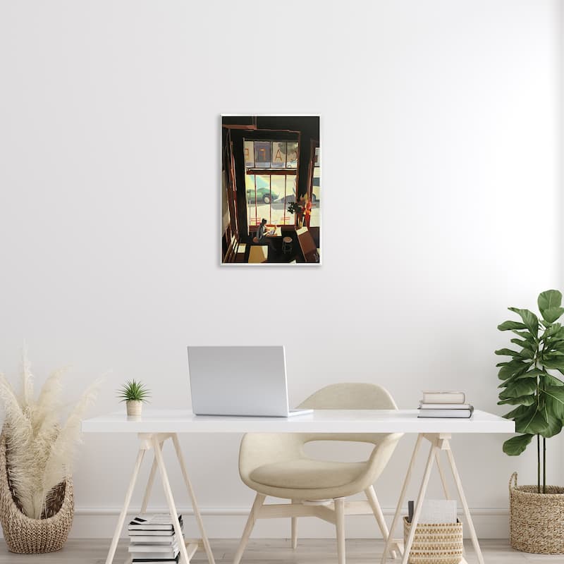 Stupell Tranquil Cafe Environment Wall Plaque Art Design By Keith Thomson