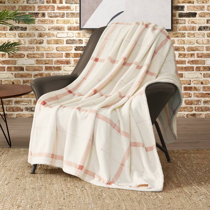 Lucky Brand Palmdale Throws Plush 50" x 70" Throw Blanket