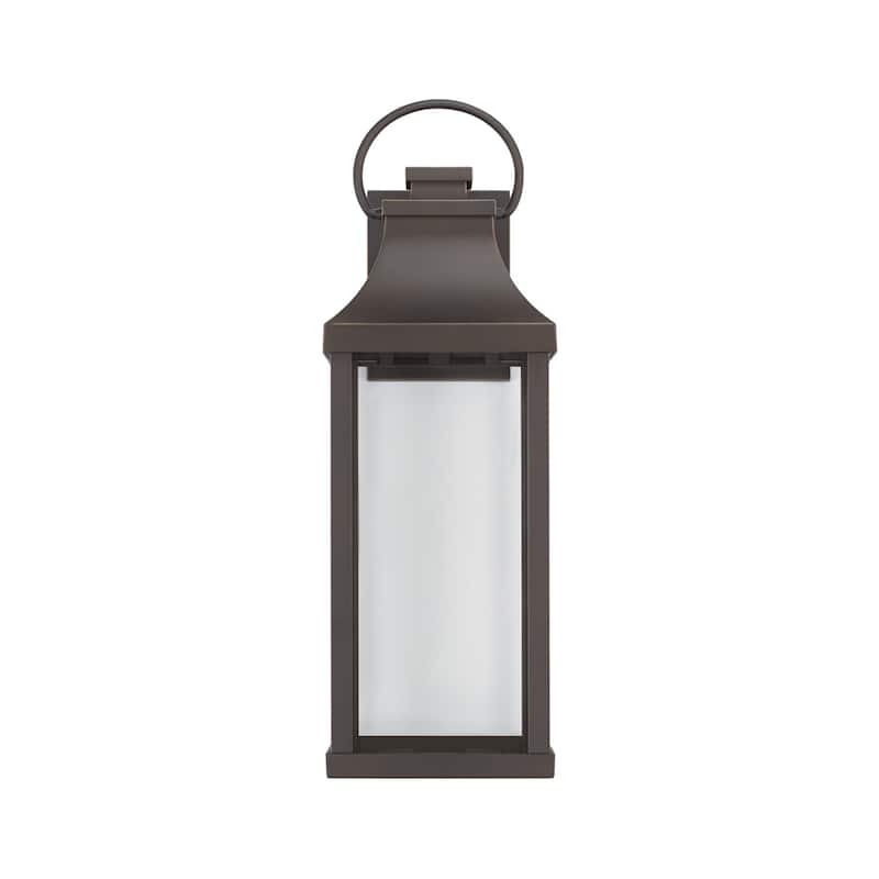 Bradford Outdoor 1-light Medium LED Wall Lantern w/ Clear Glass