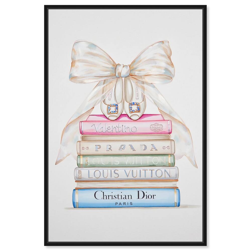 Heel and Luxury Books I Canvas by Art Remedy